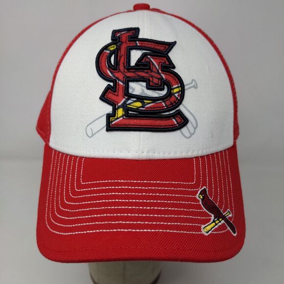 New Era 39Thirty Men's MLB St. Louis Cardinals Hat Red White Size M/L John Cole - Picture 3 of 14